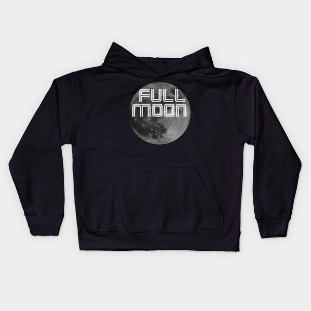 FULL MOON - the real and original full moon party Kids Hoodie by BACK TO THE 90´S